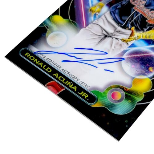 2023 Chrome Cosmic RONALD ACUNA JR Black Eclipse Refractor SSP On Card Auto /10