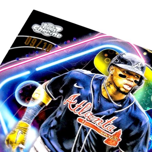 2023 Chrome Cosmic RONALD ACUNA JR Black Eclipse Refractor SSP On Card Auto /10
