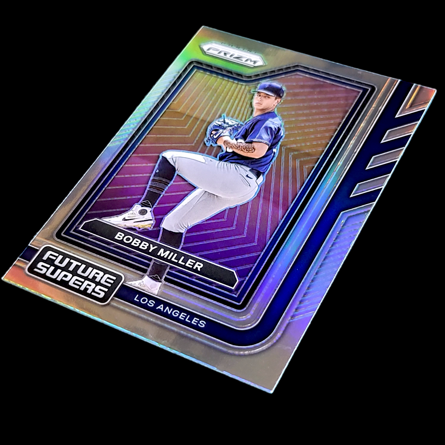 2023 Panini Prizm BOBBY MILLER Future Supers Silver PRIZM Holo RC Dodgers #FS14