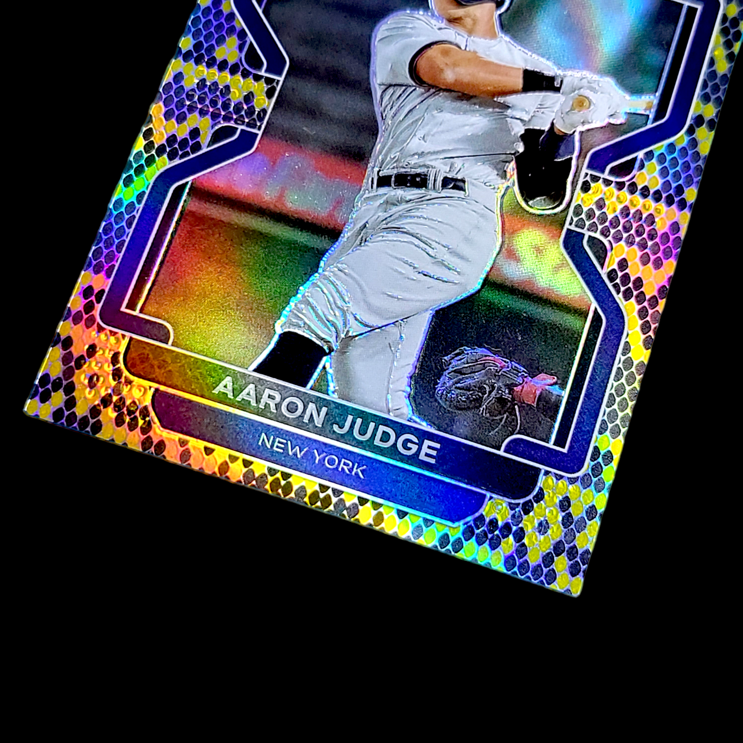 2022 Panini Prizm AARON JUDGE MLB Yankees Tier 3 Purple Gold Snakeskin /50 #239