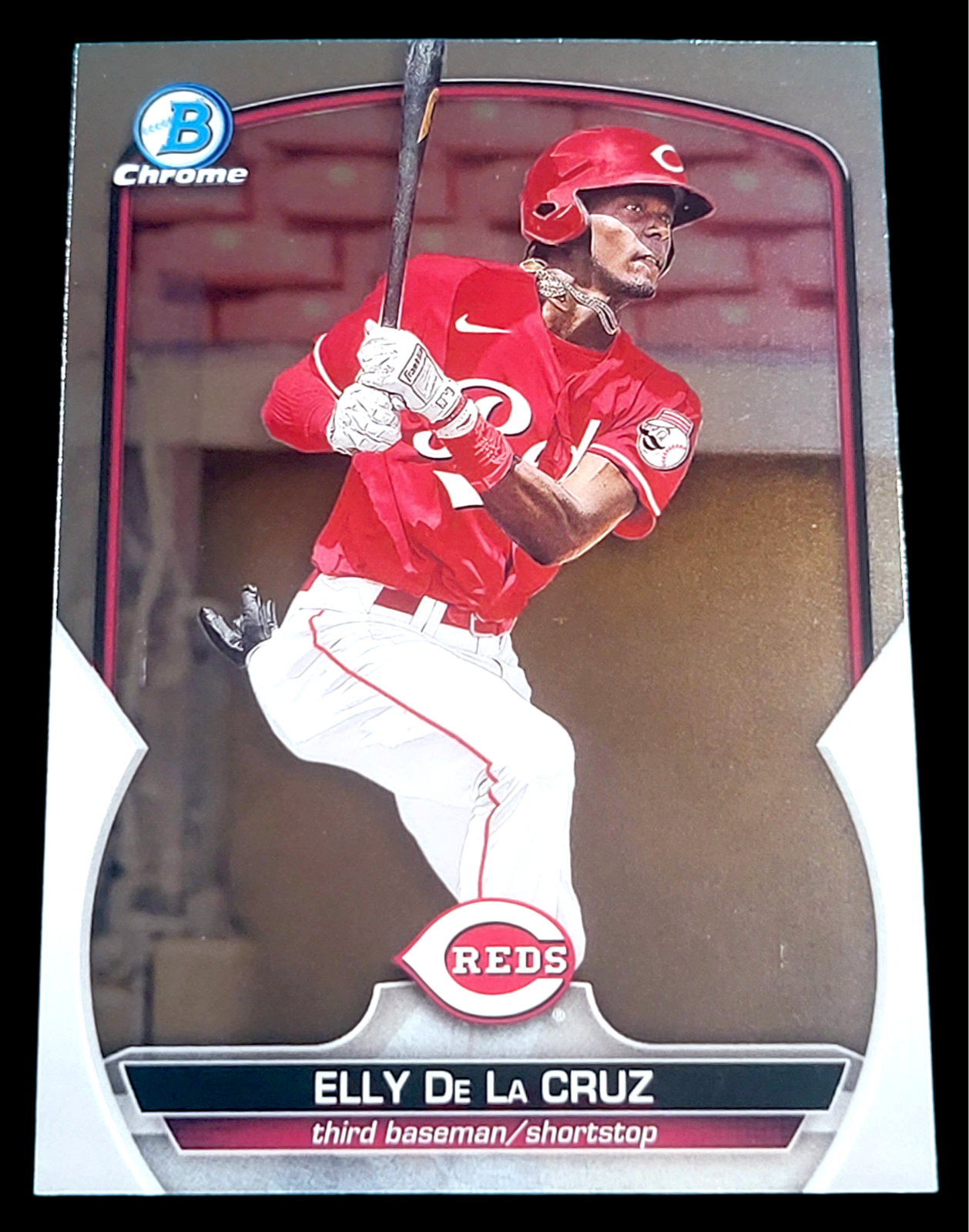 2023 Bowman Chrome ELLY DE LA CRUZ MLB Cincinnati Reds Rookie Prospect #BCP-65