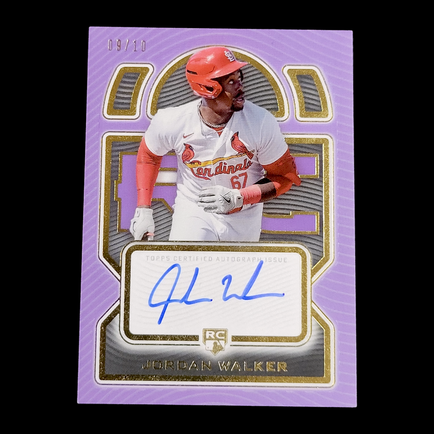 2023 Topps Definitive JORDAN WALKER Cards Purple Parallel Rookie Auto RC SSP /10