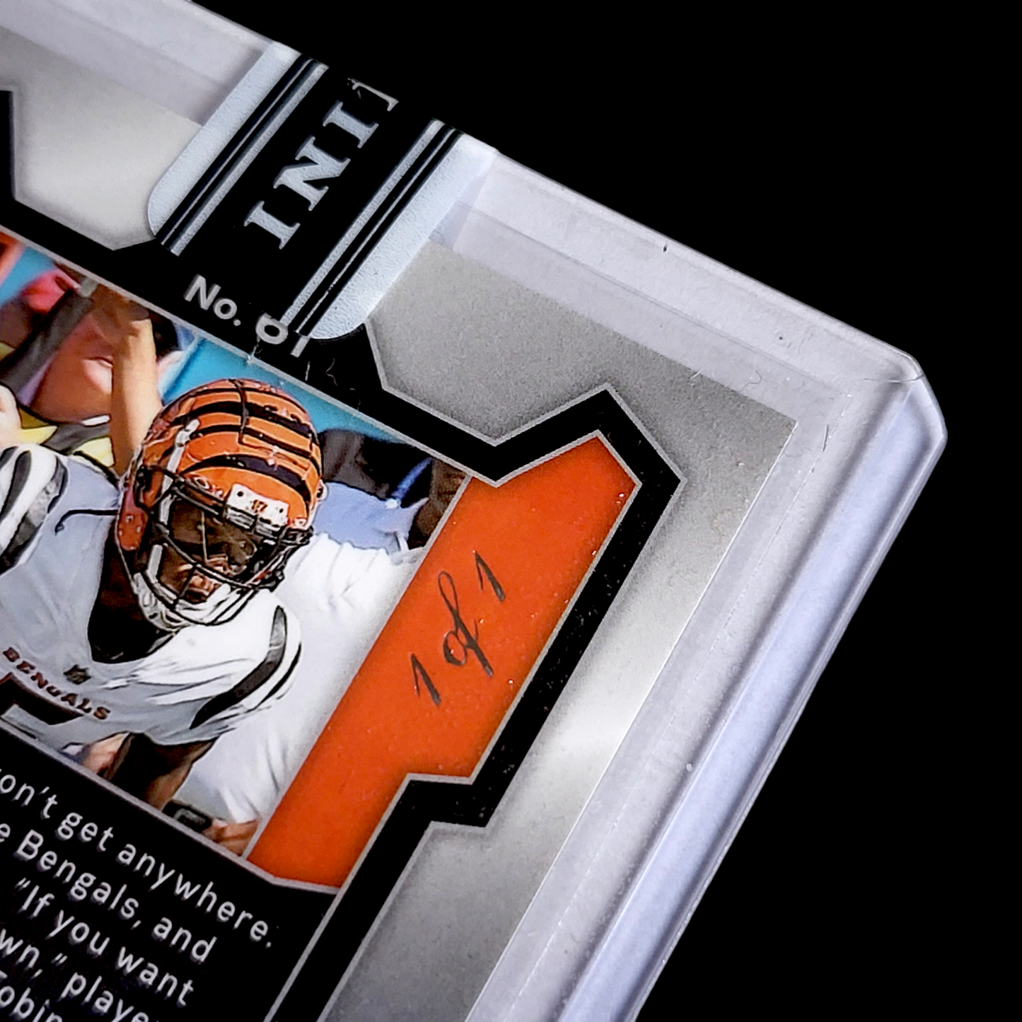 2023 Panini Prizm Football Premium Set TEE HIGGINS Bengals Black Stars PRIZM 1/1