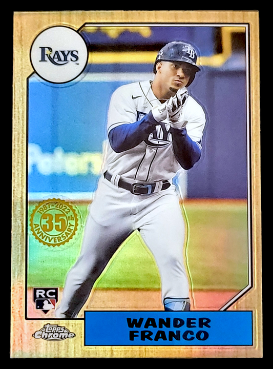 2022 Topps Chrome MLB 35th Anniversary - 1987 Topps Design - YOU PICK