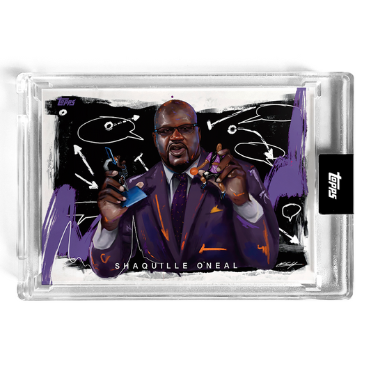 2022 Topps X Shaquille O'Neal by Chuck Styles NBA SSP SAAVY Card #4 PR: 284