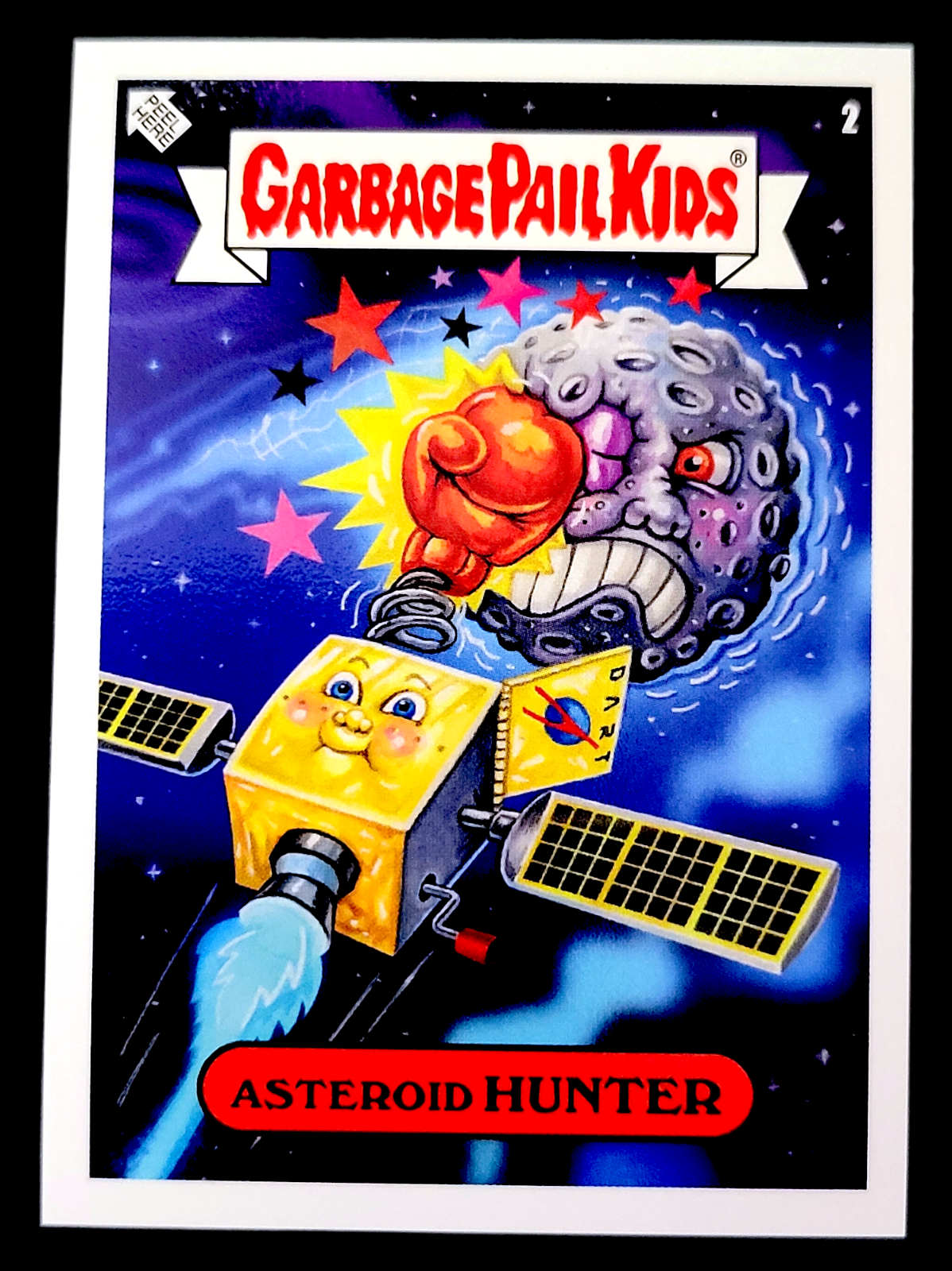 2022 Was the Worst - GPK Garbage Pail Kids Asteroid HUNTER NASA DART Mission #2