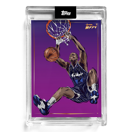 2022 Topps X Shaquille O'Neal by Naturel NBA SSP SLAM DUNK Card #6 PR: 284