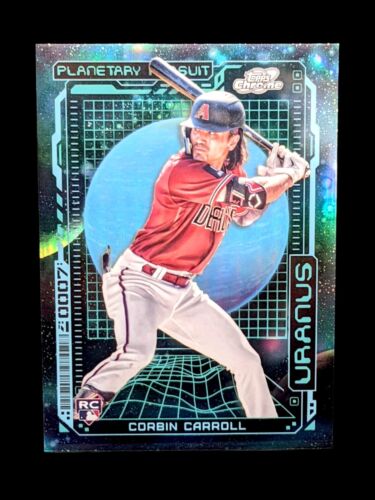 2023 Chrome Cosmic CORBIN CARROLL Uranus Planetary Pursuit SSSP Refractor RC 🔥