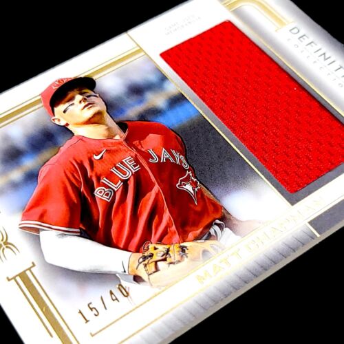 2023 Topps Definitive MATT CHAPMAN SP Jumbo Game Used Jersey Relic Patch /40