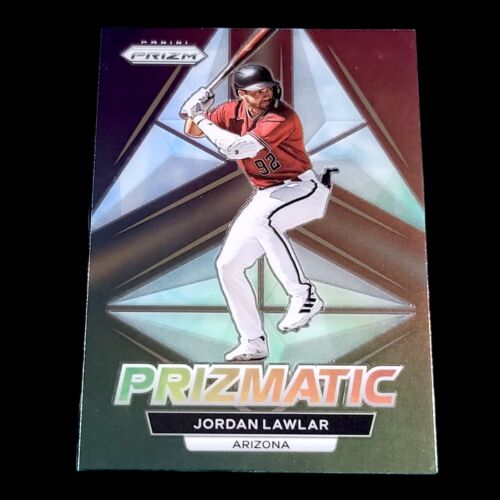 2023 Panini Prizm JORDAN LAWLAR MLB DBACKS Prizmatic Insert Phenom Rookie RC P14