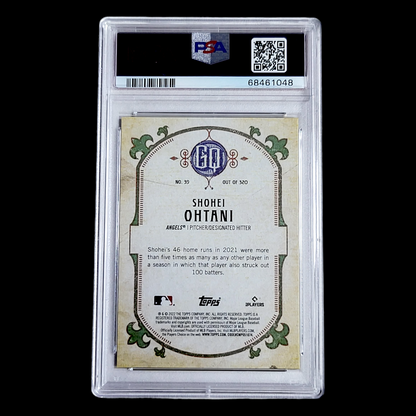 2022 Topps Gypsy Queen GQ SHOHEI OHTANI MLB Angels Chrome Card #39 PSA 9 MINT
