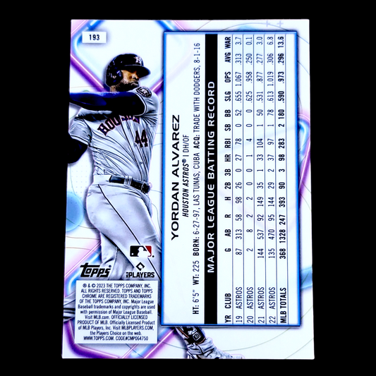 2023 Topps Chrome Cosmic - HOUSTON ASTROS - Pick a Player Card - FREE SHIP