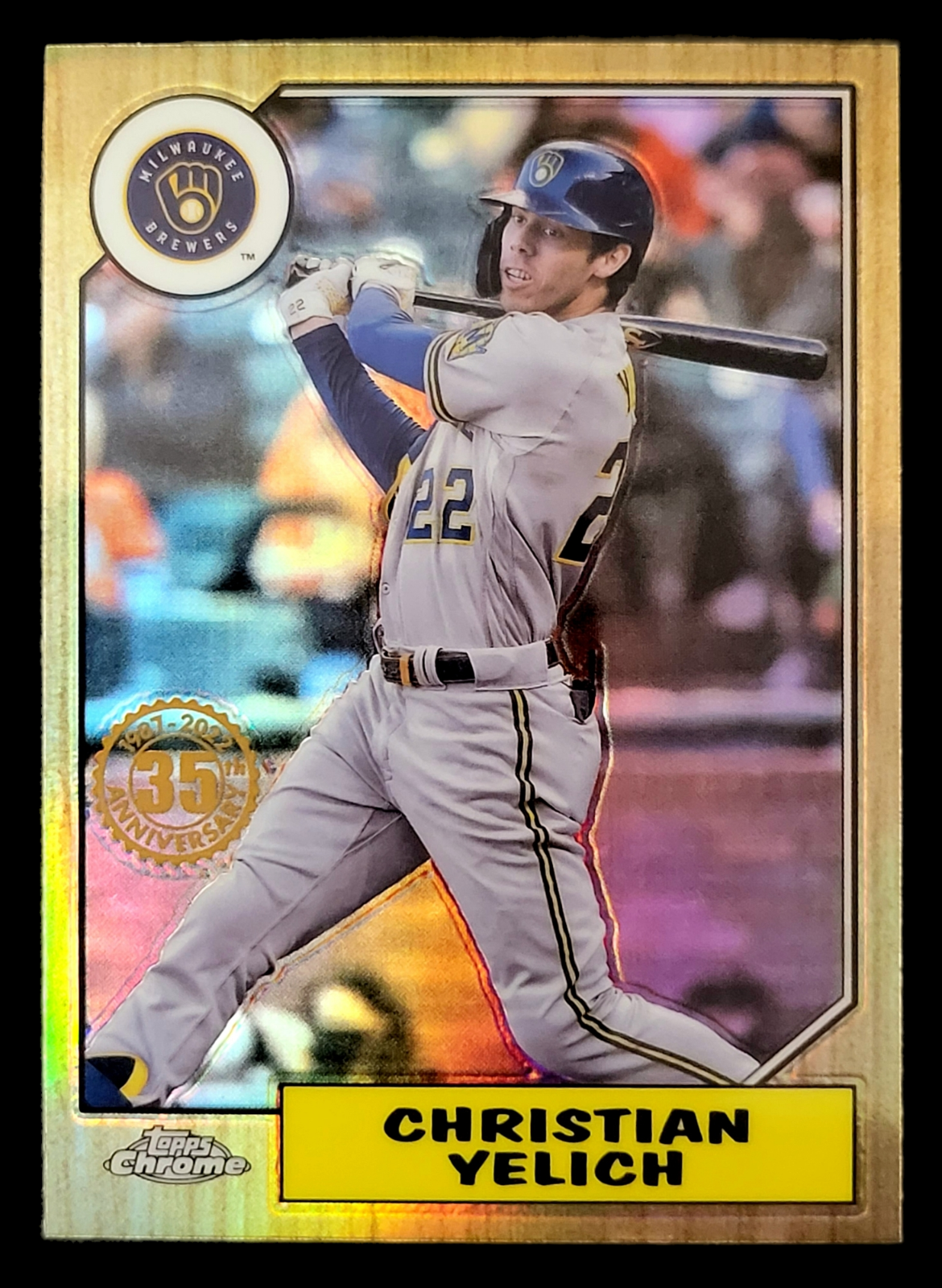 2022 Topps Chrome MLB 35th Anniversary - 1987 Topps Design - YOU PICK