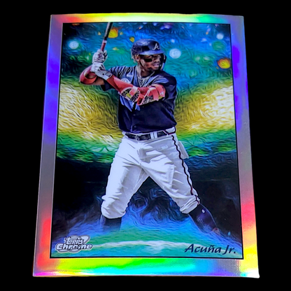 2023 Topps Chrome Cosmic - ATLANTA BRAVES - Pick a Player Card - FREE SHIP