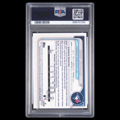2024 Bowman Chrome Sapphire ARJUN NIMMALA 1st Bowman Refractor Rookie RC PSA 9