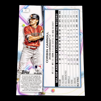 2023 Topps Chrome Cosmic - ARIZONA DIAMONDBACKS - Pick a Player Card - FREE SHIP