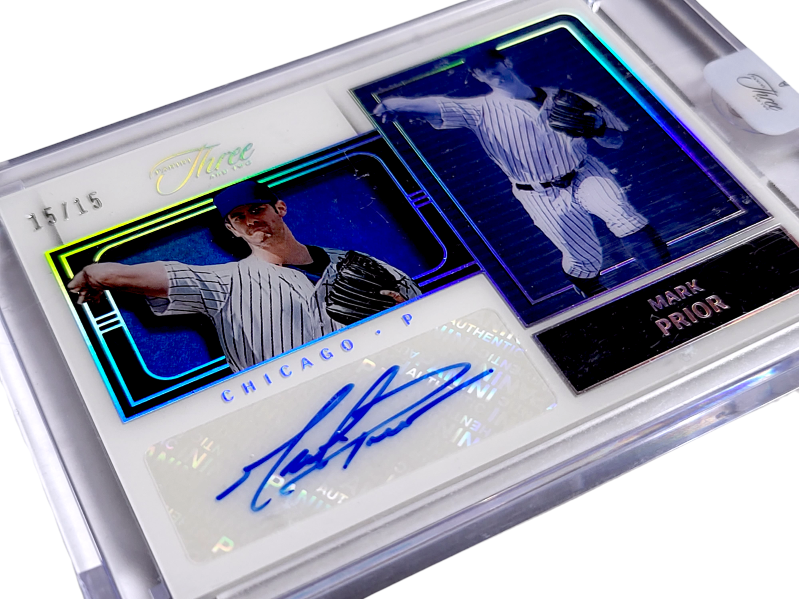 2023 Panini Three & Two MARK PRIOR MLB Cubs Superstar Signatures SP Auto 15/15
