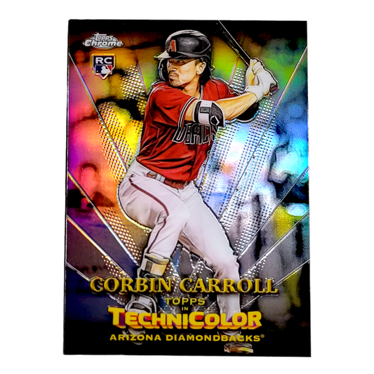 2023 Topps Chrome CORBIN CARROLL TechniColor Refractor Rookie Card RC #TT-9