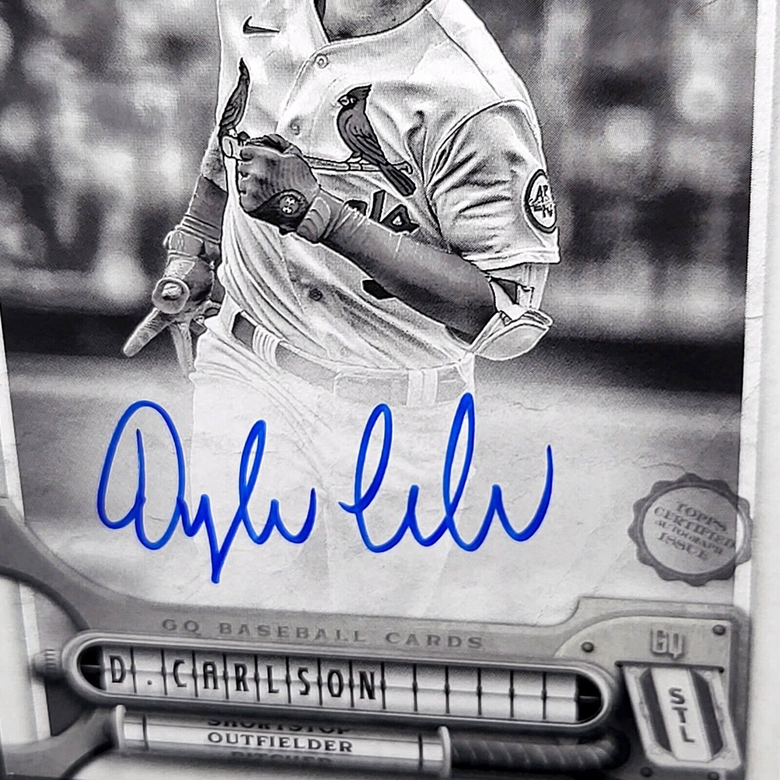 2022 Gypsy Queen DYLAN CARLSON B/W Image Variation Jackie SSP On Card Auto /42