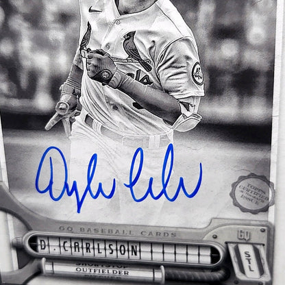2022 Gypsy Queen DYLAN CARLSON B/W Image Variation Jackie SSP On Card Auto /42