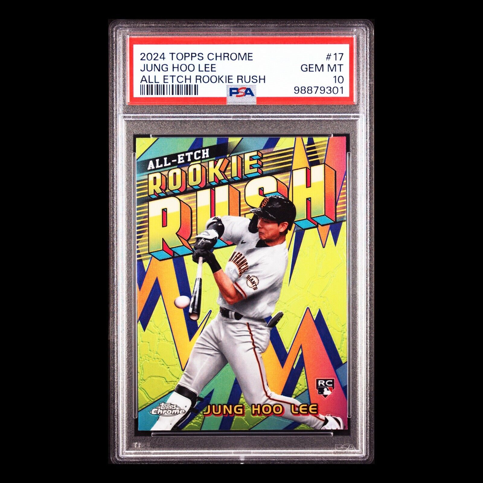 2024 Bowman Chrome JUNG HOO LEE All Etch Rookie Rush Card RC PSA 10 GEM