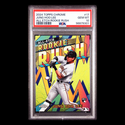2024 Bowman Chrome JUNG HOO LEE All Etch Rookie Rush Card RC PSA 10 GEM