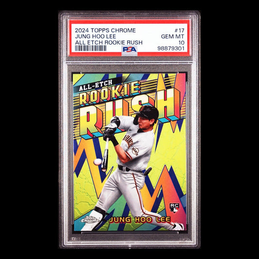 2024 Bowman Chrome JUNG HOO LEE All Etch Rookie Rush Card RC PSA 10 GEM