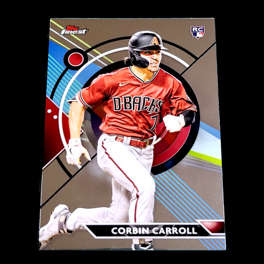 2023 Topps Finest CORBIN CARROLL MLB Arizona Diamondbacks Rookie Card RC #24