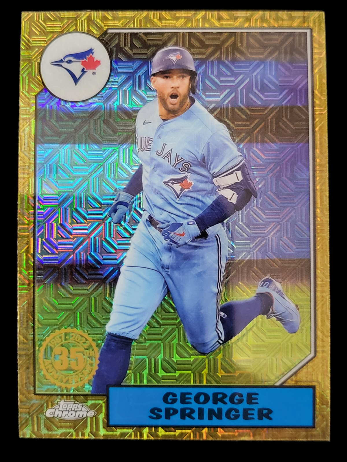 2022 Topps Chrome Series 2 MLB Silver Pack Gold Mojo Refractor Cards -