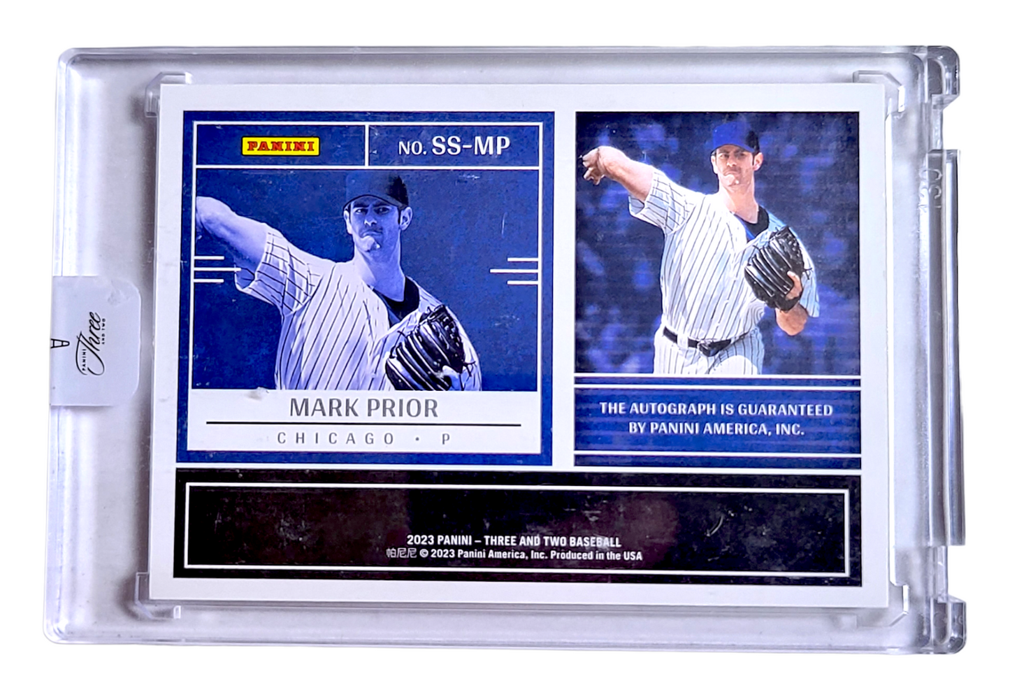 2023 Panini Three & Two MARK PRIOR MLB Cubs Superstar Signatures SP Auto 15/15