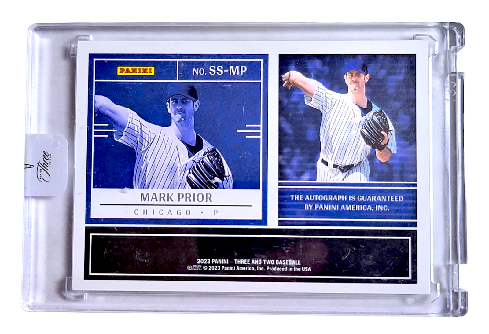 2023 Panini Three & Two MARK PRIOR MLB Cubs Superstar Signatures SP Auto 15/15