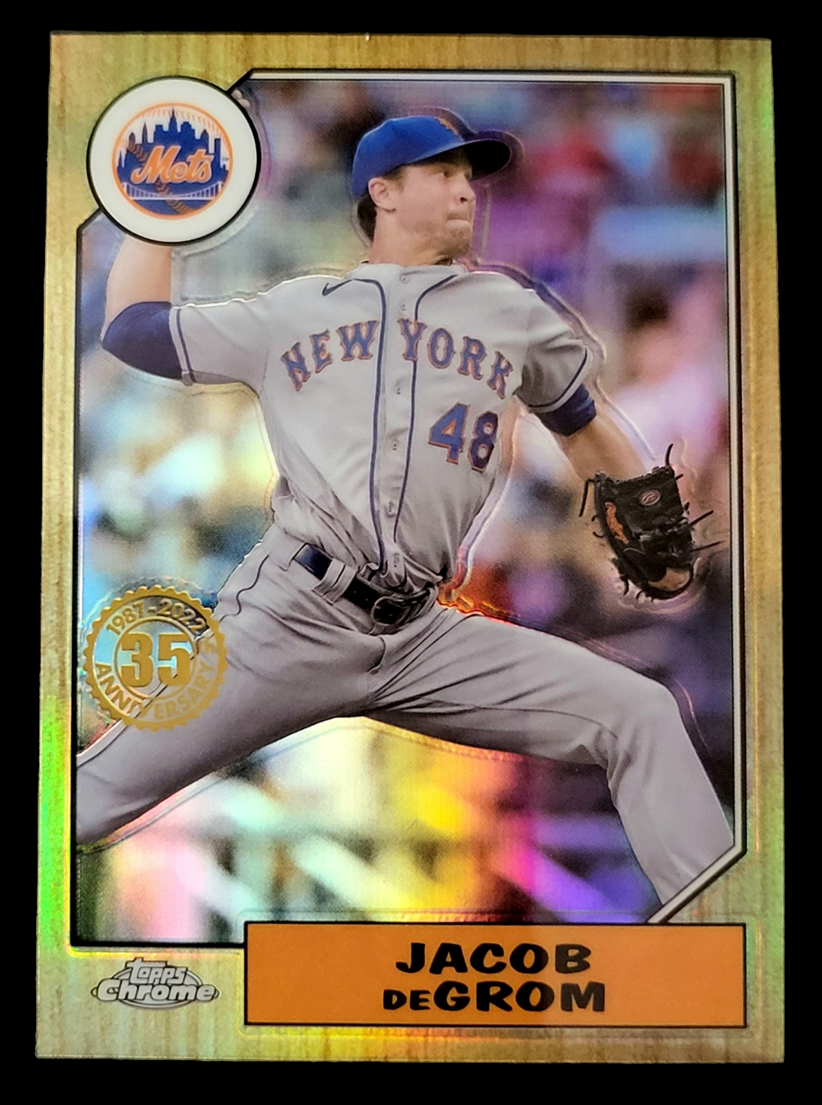 2022 Topps Chrome MLB 35th Anniversary - 1987 Topps Design - YOU PICK