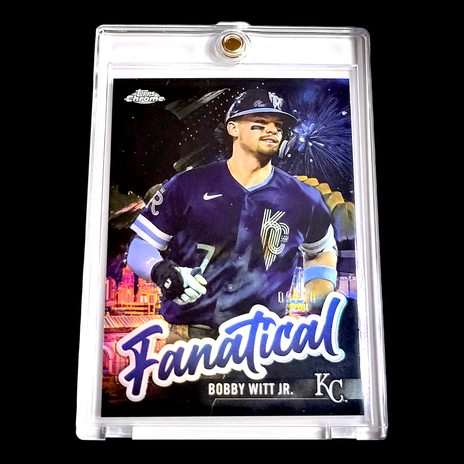 2024 Topps Chrome FANATICAL BOBBY WITT JR. SSP Ultra Rare Black Refractor /10