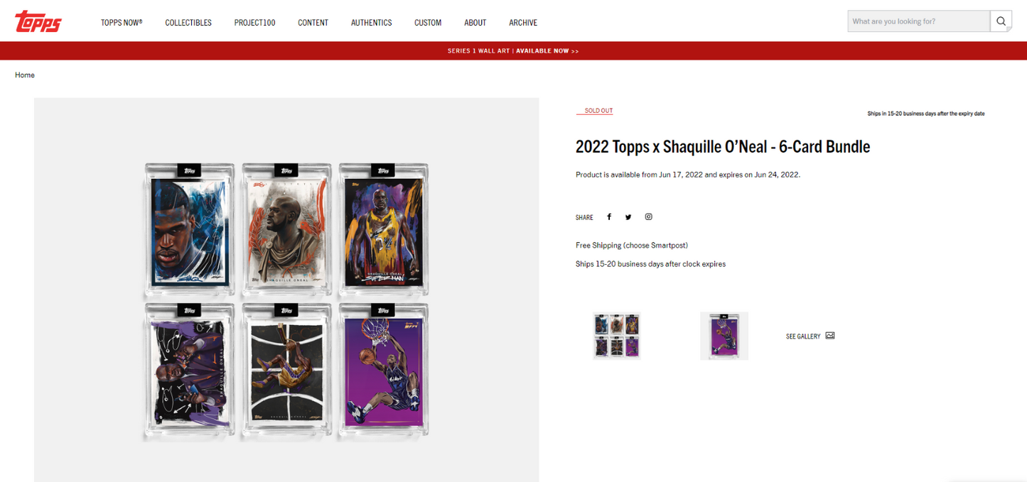 2022 Topps X Shaquille O'Neal by Chuck Styles NBA SSP SAAVY Card #4 PR: 284