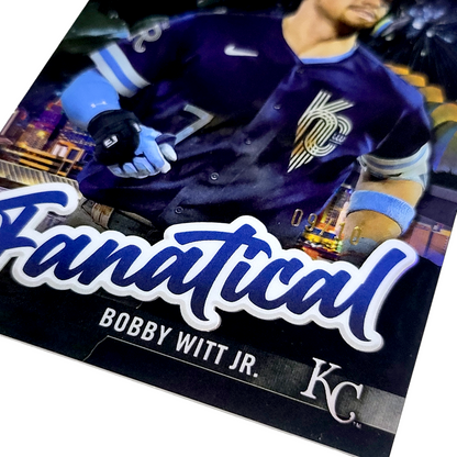 2024 Topps Chrome FANATICAL BOBBY WITT JR. SSP Ultra Rare Black Refractor /10