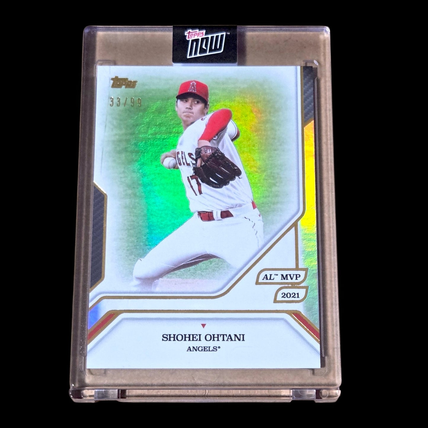 2025 Topps MVP Collection SHOHEI OHTANI Silver Foil Encased SP 2021 MVP 33/99 #4