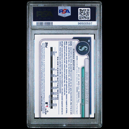 2024 Bowman JULIO RODRIGUEZ Mariners SP Orange Parallel /25 PSA 10 GEM MINT POP1