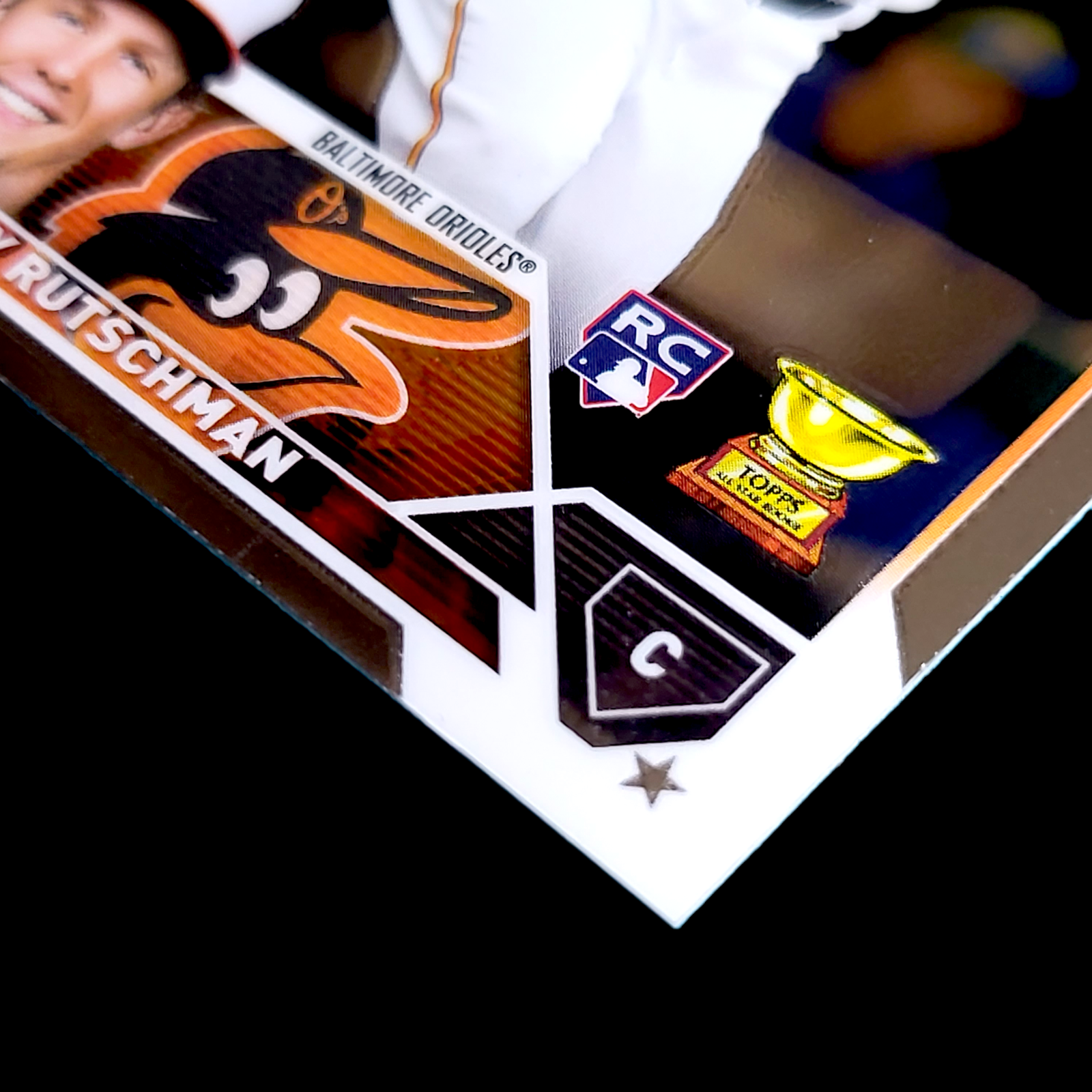2023 Topps Chrome ADLEY RUTSCHMAN Orioles Flagship Gold Cup All-Star Rookie RC 1