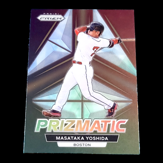 2023 Panini Prizm MASATAKA YOSHIDA RED SOX Prizmatic Insert Phenom Rookie RC P13