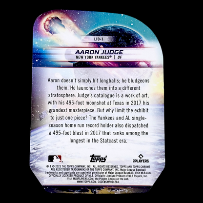 2023 Topps Chrome Cosmic - NEW YORK YANKEES - Pick a Player Card - FREE SHIP
