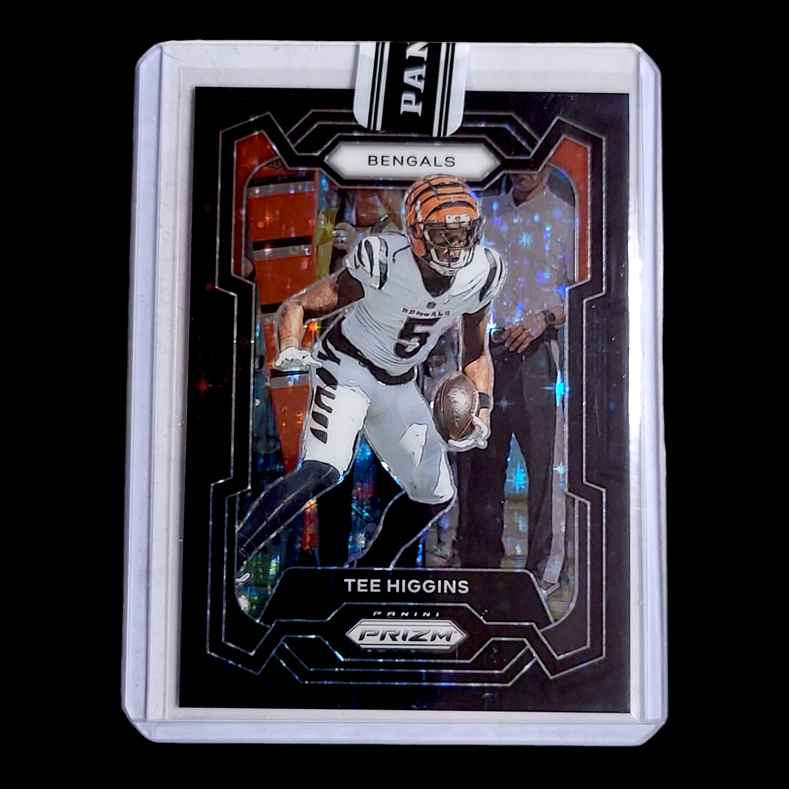 2023 Panini Prizm Football Premium Set TEE HIGGINS Bengals Black Stars PRIZM 1/1