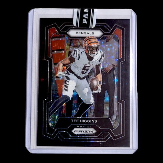 2023 Panini Prizm Football Premium Set TEE HIGGINS Bengals Black Stars PRIZM 1/1