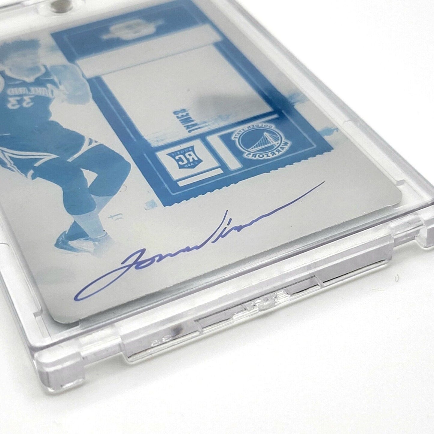 2020-21 Contenders Optic James Wiseman SSP Printing Plate On-Card Auto RC 1/1