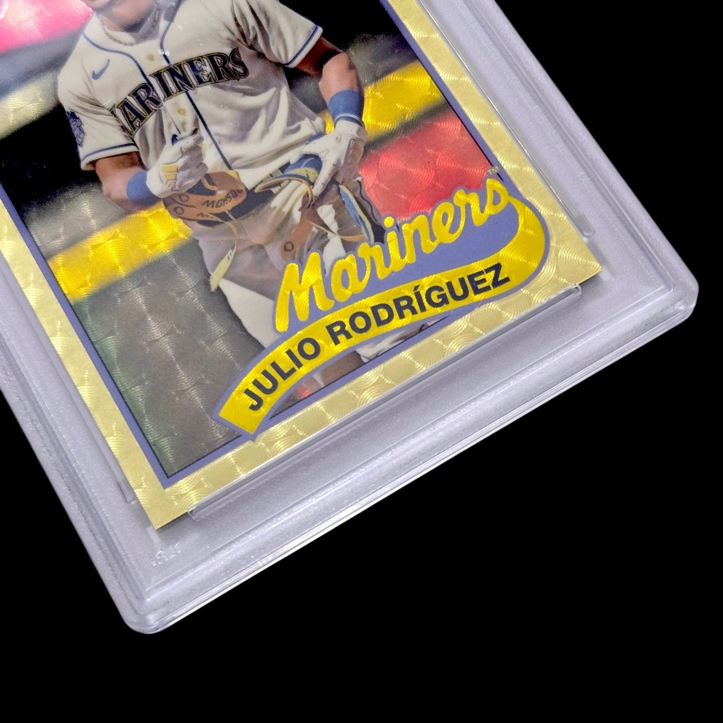 2024 Topps Chrome JULIO RODRIGUEZ 1989 Design 35th Ann. Superfractor 1/1 PSA 9