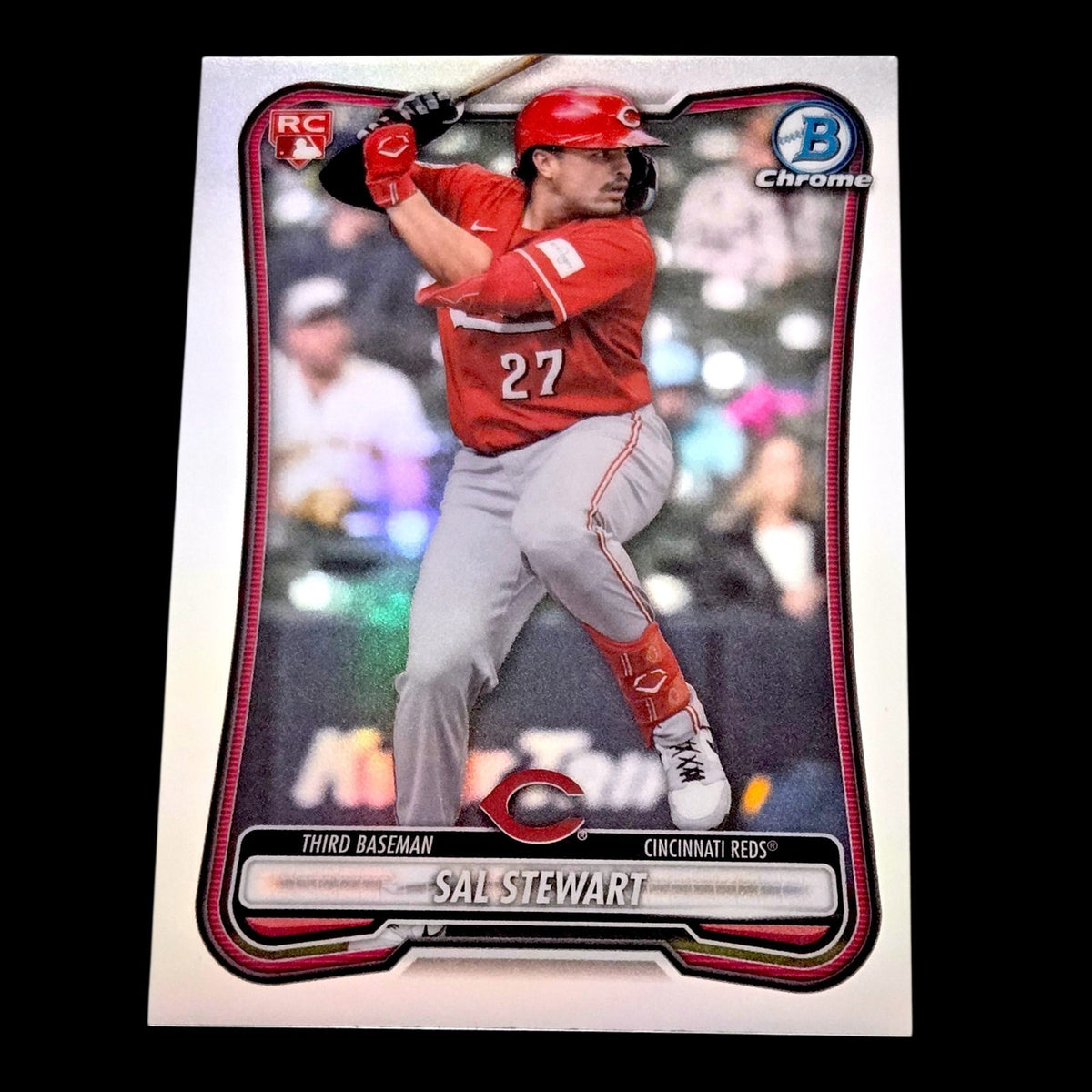 2026 Bowman Chrome SAL STEWART Red Rookie Variation Buyback ROY Refractor #48