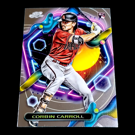 2023 Topps Chrome Cosmic CORBIN CARROLL Arizona Diamondbacks ROY RC 🔥