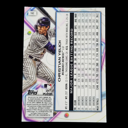 2023 Topps Chrome Cosmic - MILWAUKEE BREWERS - Pick a Player Card - FREE SHIP