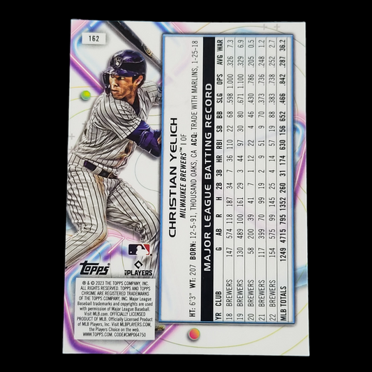 2023 Topps Chrome Cosmic - MILWAUKEE BREWERS - Pick a Player Card - FREE SHIP
