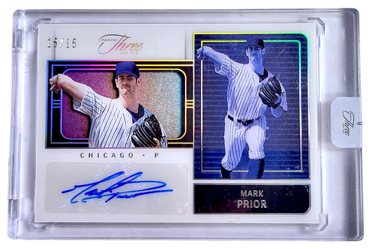 2023 Panini Three & Two MARK PRIOR MLB Cubs Superstar Signatures SP Auto 15/15
