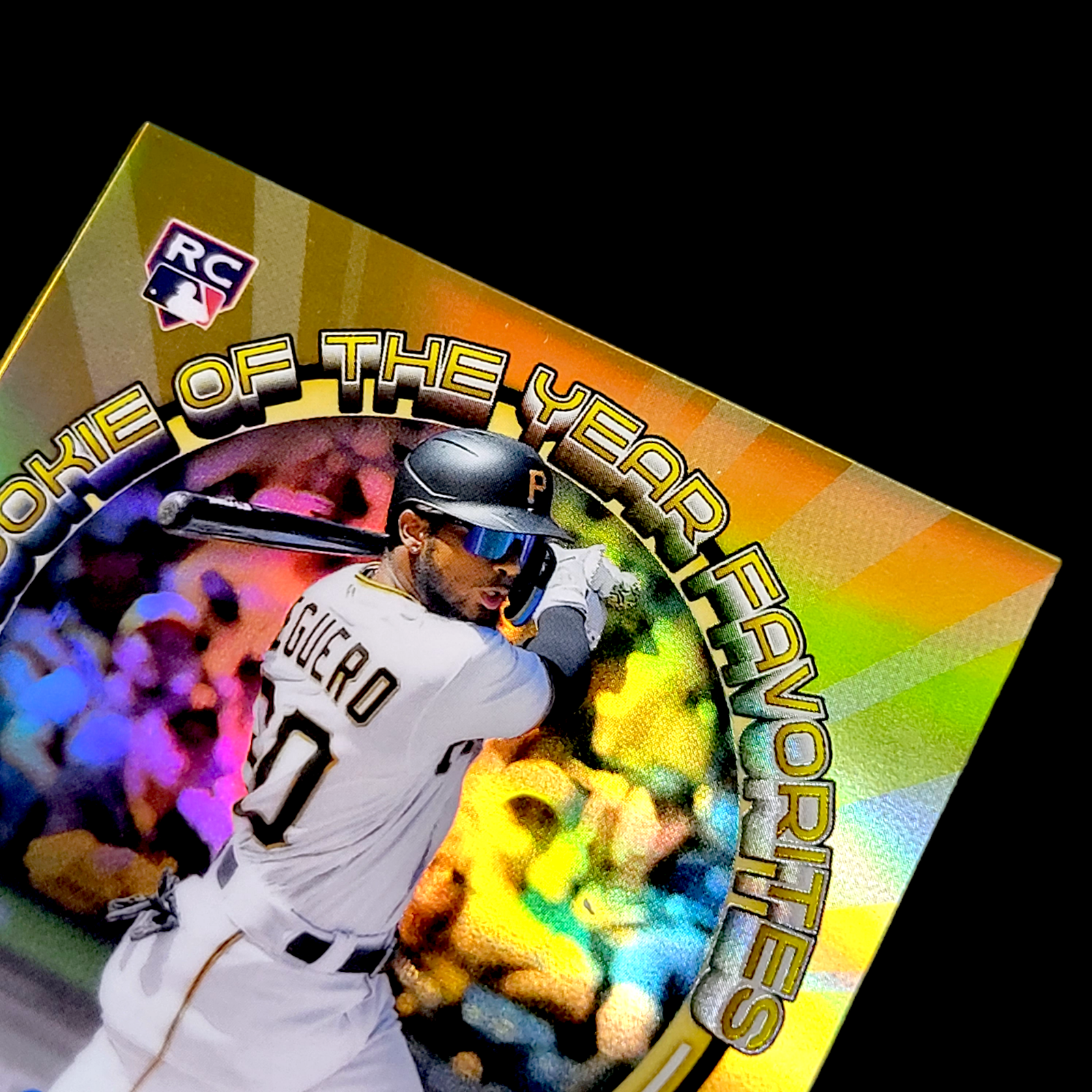 2023 Bowman Chrome LIOVER PEGUERO ROY Favorites SP Gold On Card Auto /50 #ROY-LP